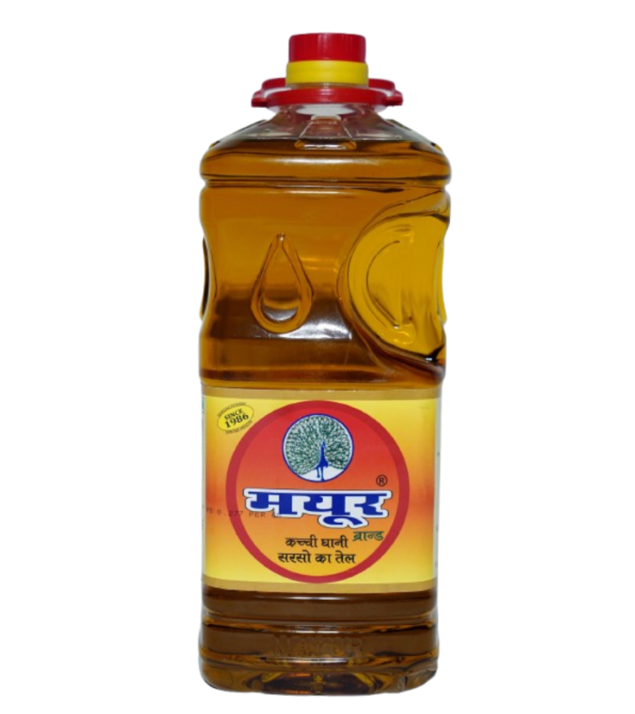 Ghani Extract Mayur Kachi Ghani Mustard Oil – 2 Litre – Ganesh Oil MIlls, Himachal ...